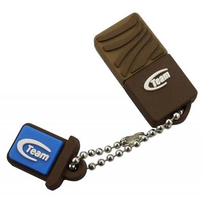 USB флеш накопичувач Team 32GB C118 Brown USB 2.0 (TC11832GN01) - зображення 1