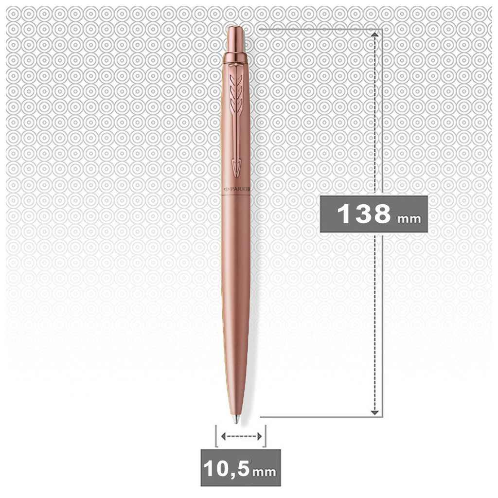 Ручка кулькова Parker JOTTER 17 XL Monochrome Pink Gold PGT BP блістер (12 636) - зображення 4