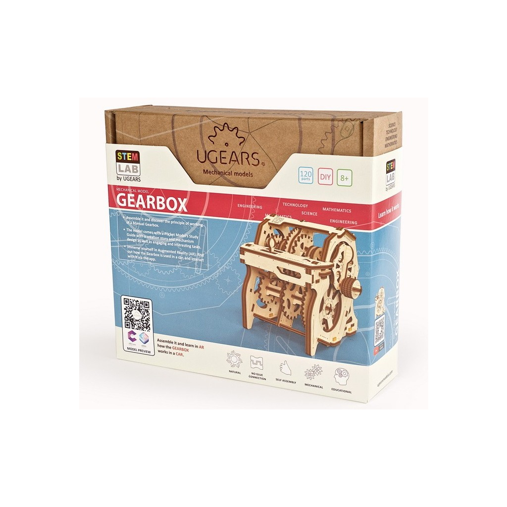 Конструктор Ugears Коробка передач (70131) - зображення 9