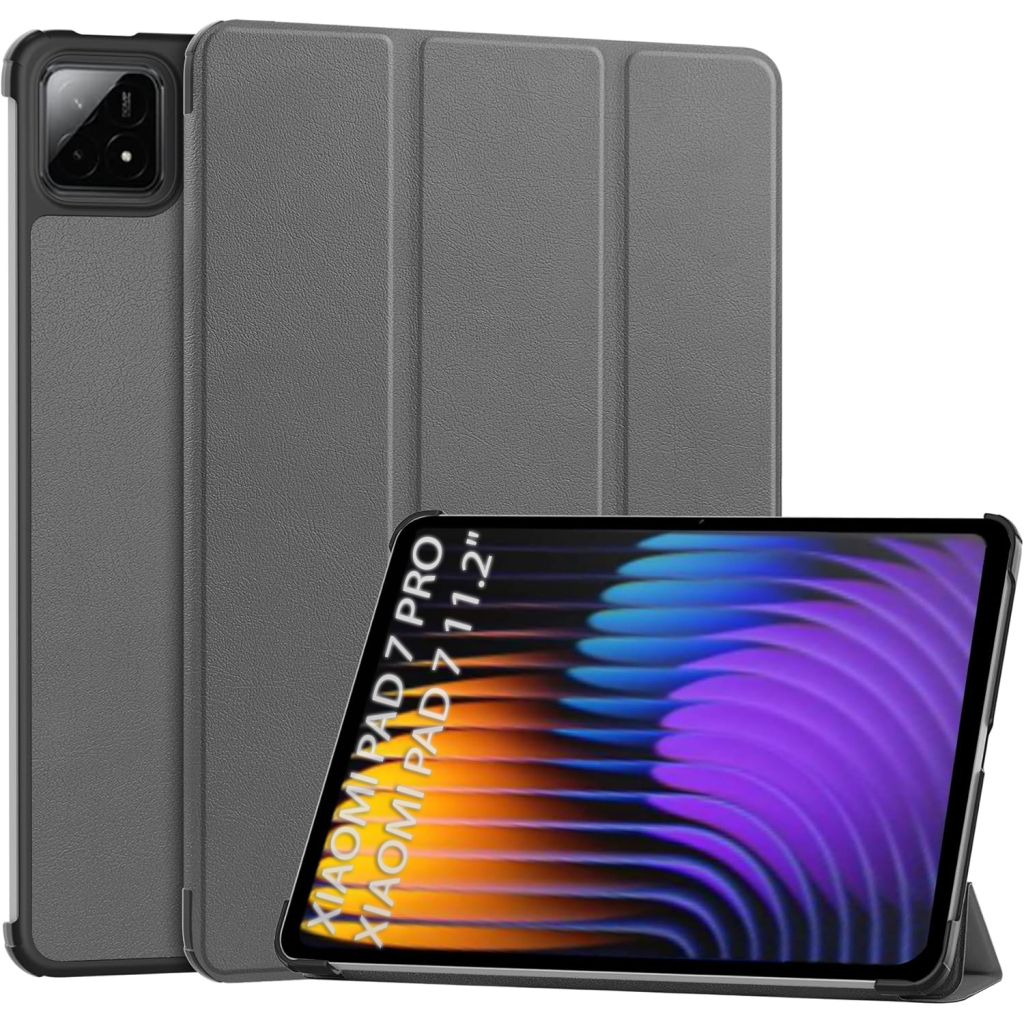 Чохол до планшета BeCover Smart Case Xiaomi Pad 7 / 7 Pro 11.2" Gray (712805) - зображення 1