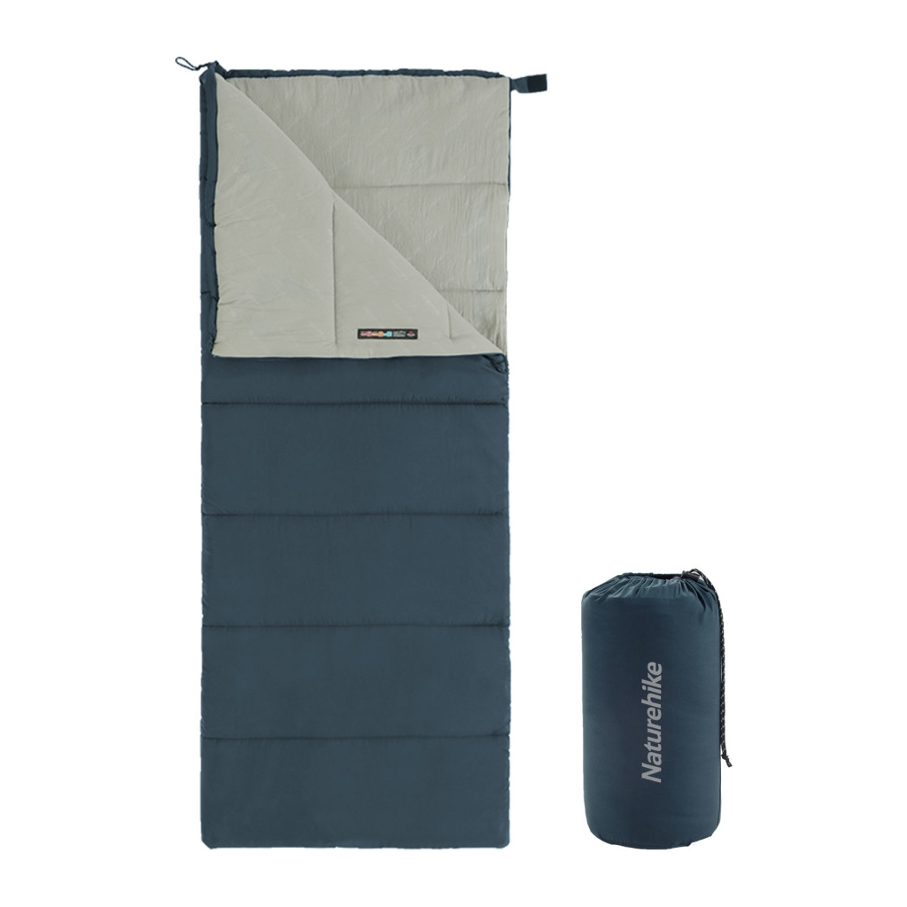 Спальний мішок Naturehike F150 NH22MSD05, лівий, темно-блакитний (6927595797761-L) - зображення 1