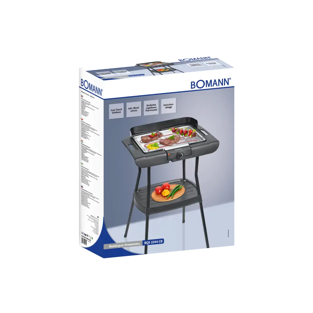 Електрогриль Bomann BQS 2244 СВ (BQS2244СВ) - зображення 2