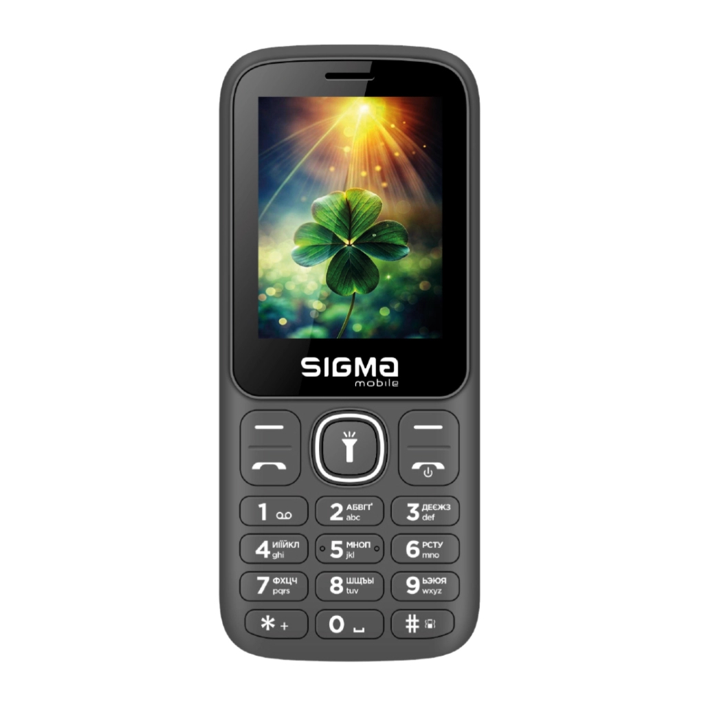 Мобільний телефон Sigma X-style 242 LUCKY Grey (4827798792926) - зображення 2