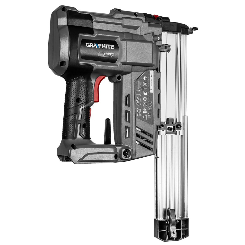 Цвяхозабивач Graphite Energy+ 18V, цвяхи до 50мм, скоби до 40мм, 2.64кг (без АКБ та ЗП) (58G081) - изображение 9