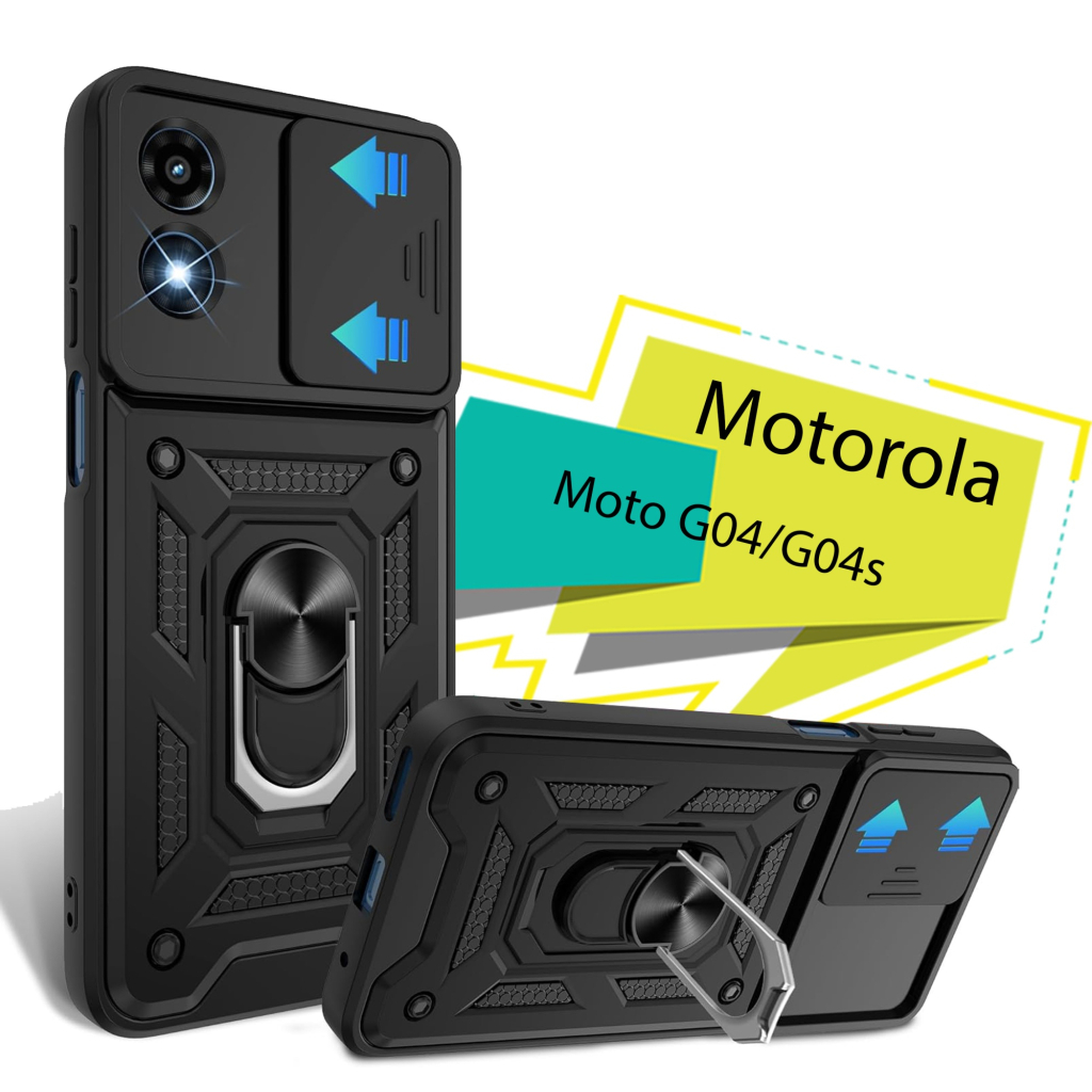Чохол до мобільного телефона BeCover Military Motorola Moto G04/G04s Black (713062) - зображення 1