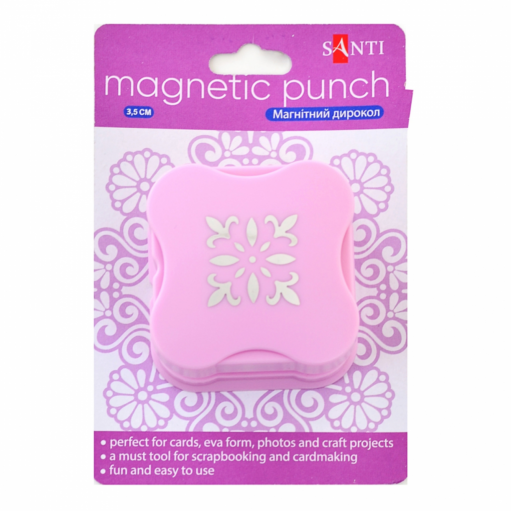 Діркопробивач Santi фігурний магнітний №1 діагональ 3.5 см (240205) - зображення 1