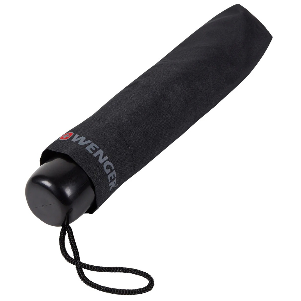 Парасоля Wenger Large Travel Umbrella, чорна (611887) - зображення 2
