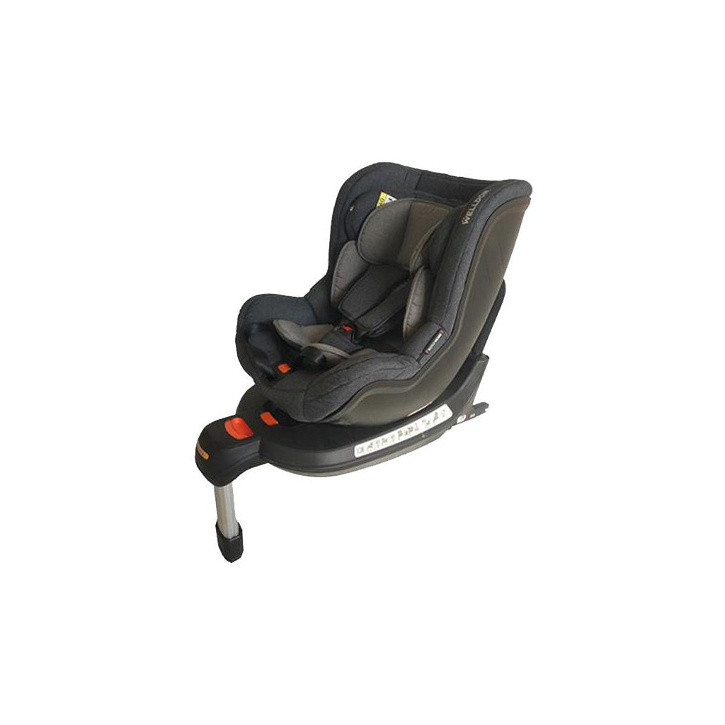 Автокрісло Welldon Safe Rotate FIX Графітово-сіре (IG03-S95-001) - зображення 10