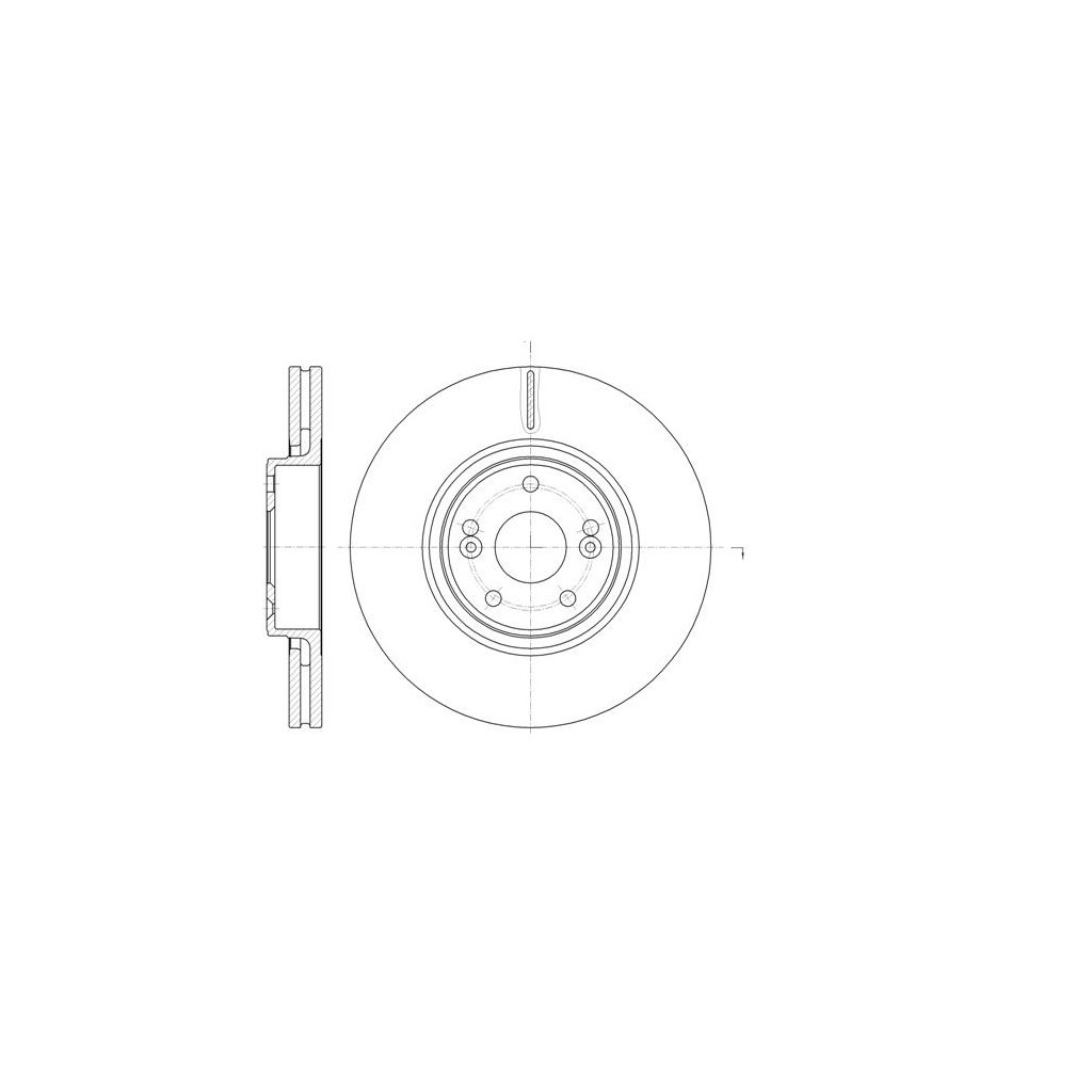 Гальмівний диск REMSA 61171.10 - зображення 1