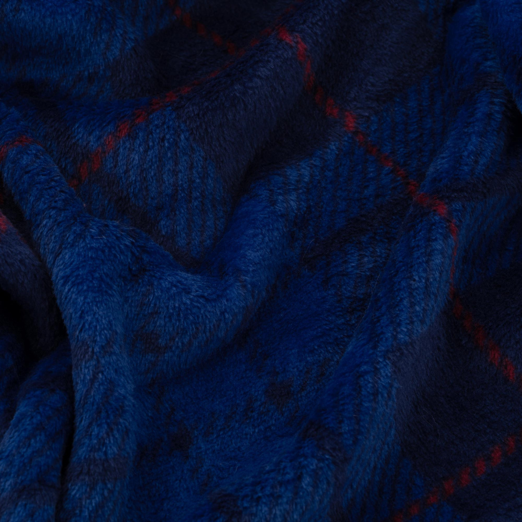 Плед Ardesto Flannel 160х200см, 100% поліестер, клітинка, синій (ART0134PB) - зображення 5