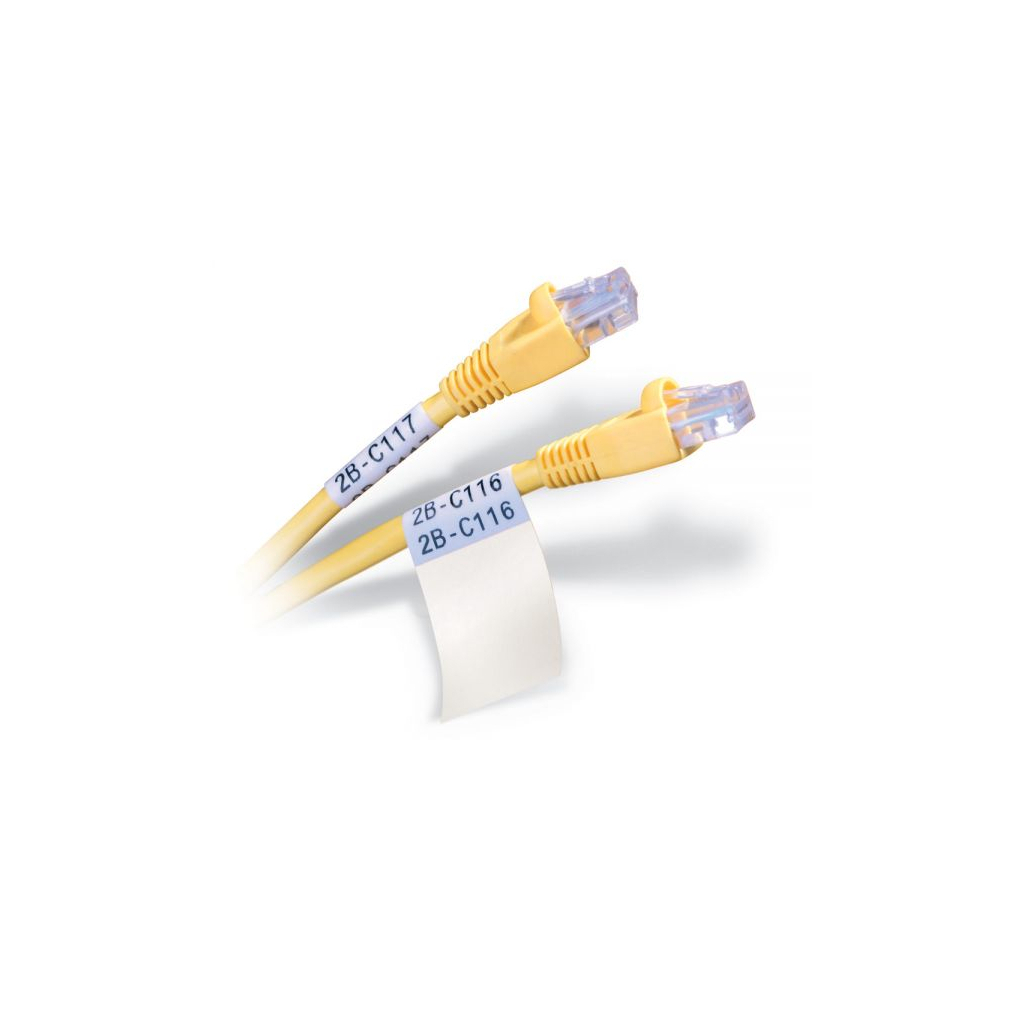 Стрічка для принтера етикеток UKRMARK B-SL-T651P, самоламінуюча, 24мм, black on yellow, аналог TZe-SL651 (900329) - зображення 3