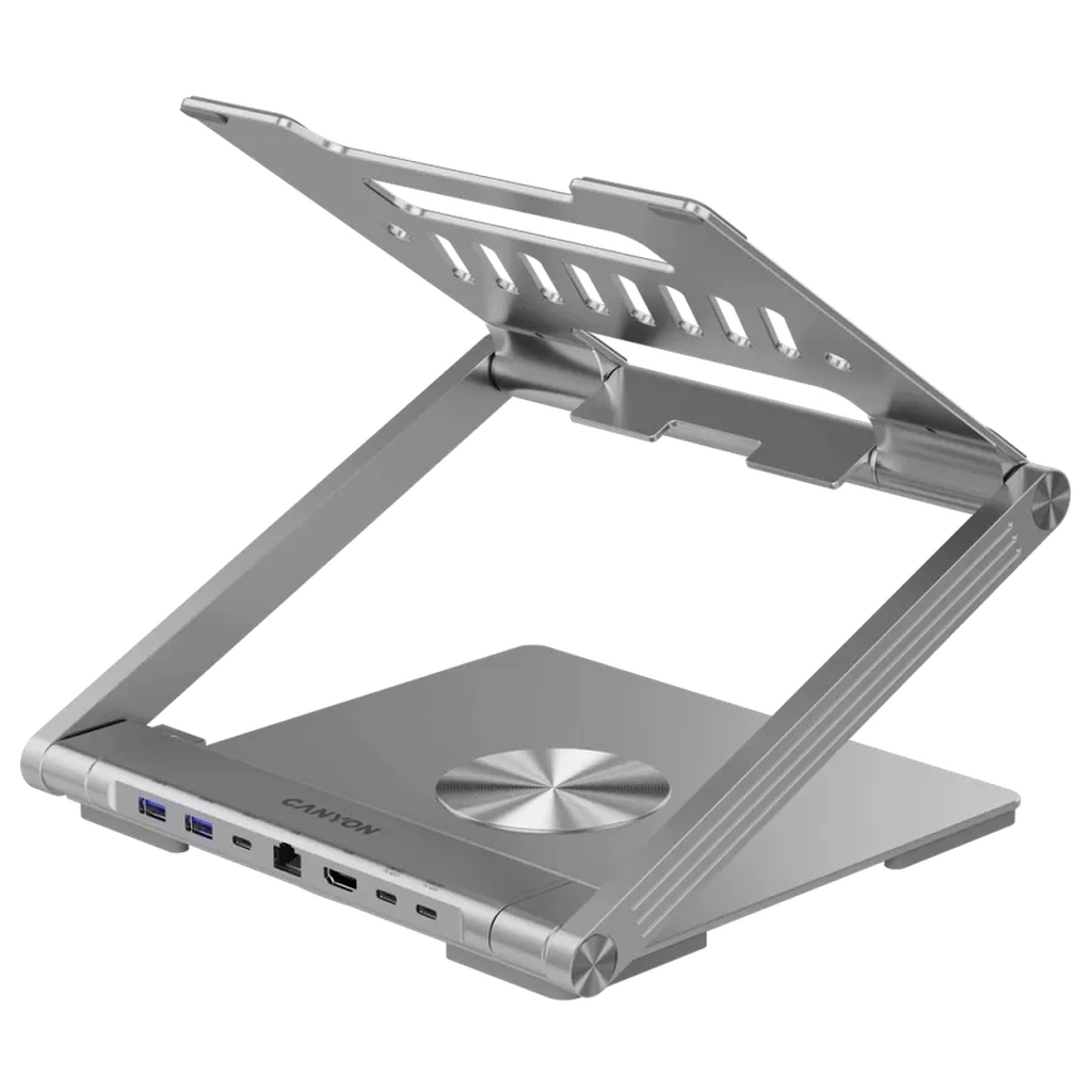 Підставка до ноутбука Canyon Laptop Stand with Detachable Hub OnStand 2 (6-in-1 Hub) (CNS-SDS2) - зображення 4