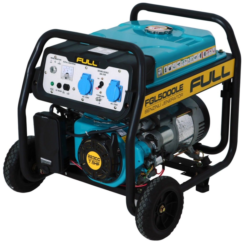 Генератор FULL FGL 5000LE, 50Hz, 4.75kVA/3.8kW, бак 28л, ручний/стартер (FGL 5000LE) - зображення 1