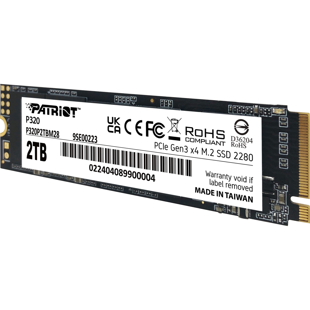 Накопичувач SSD M.2 2280 2TB Patriot (P320P2TBM28) - зображення 3