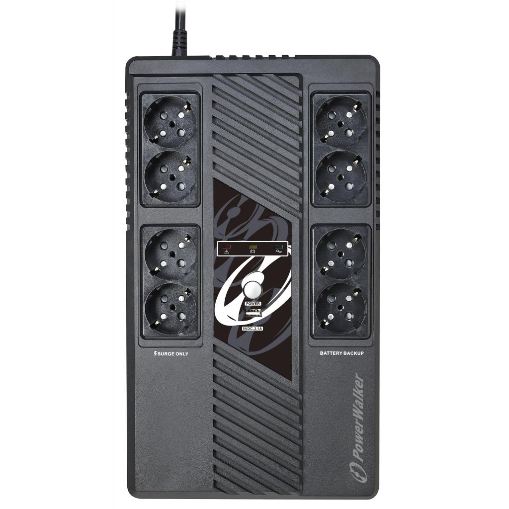 Пристрій безперебійного живлення PowerWalker VI 1000 MS (10121162) - зображення 3