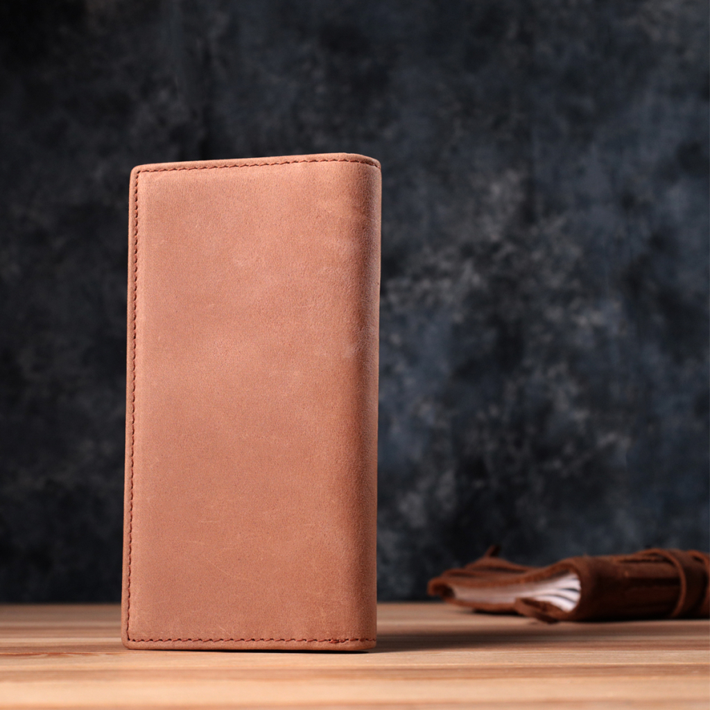 Гаманець Vintage Унісекс у вінтажній натуральній шкірі Рудий (22853) - зображення 9