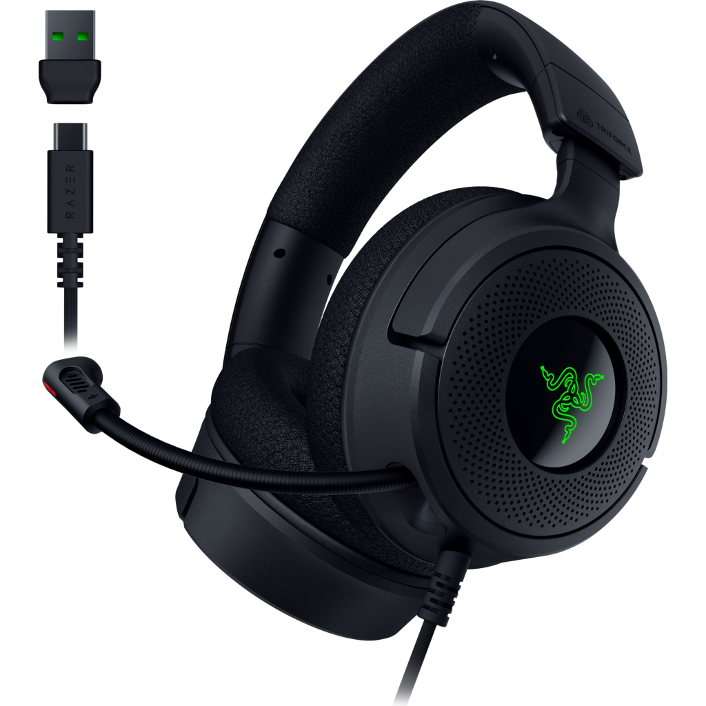 Навушники Razer Kraken V4 X Black (RZ04-05180100-R3M1) - зображення 1