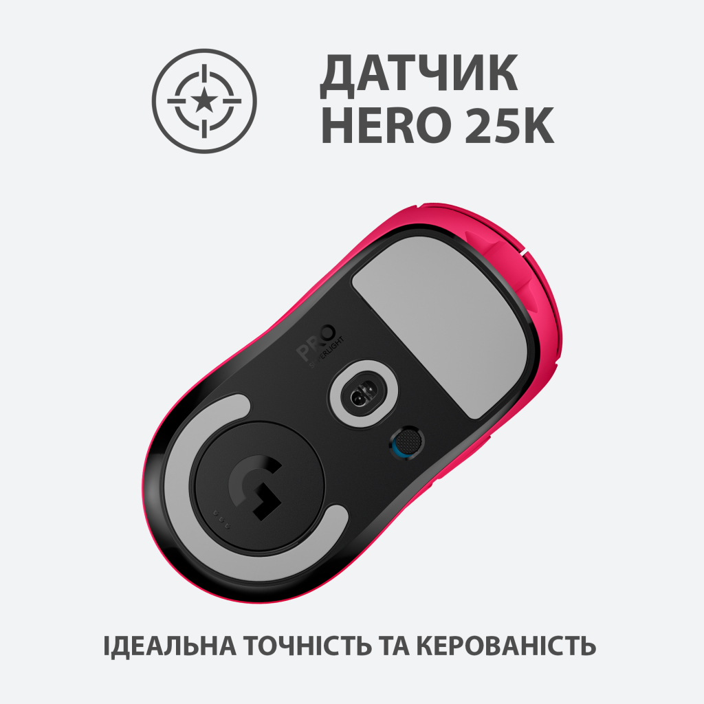 Мишка Logitech G Pro X Superlight Wireless Magenta (910-005956) - зображення 5