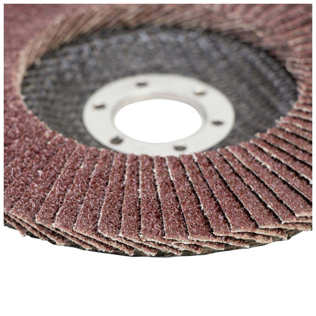 Круг зачистний Sigma пелюстковий торцевий Т29 (конічний) 125мм P40 (9172621) - зображення 4