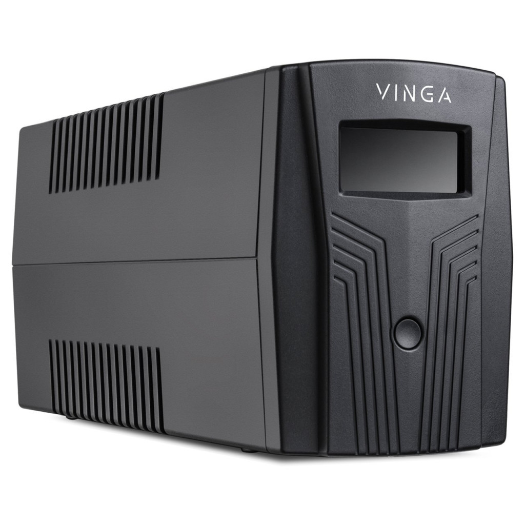 Пристрій безперебійного живлення Vinga LCD 1500VA plastic case (VPC-1500P) - зображення 5