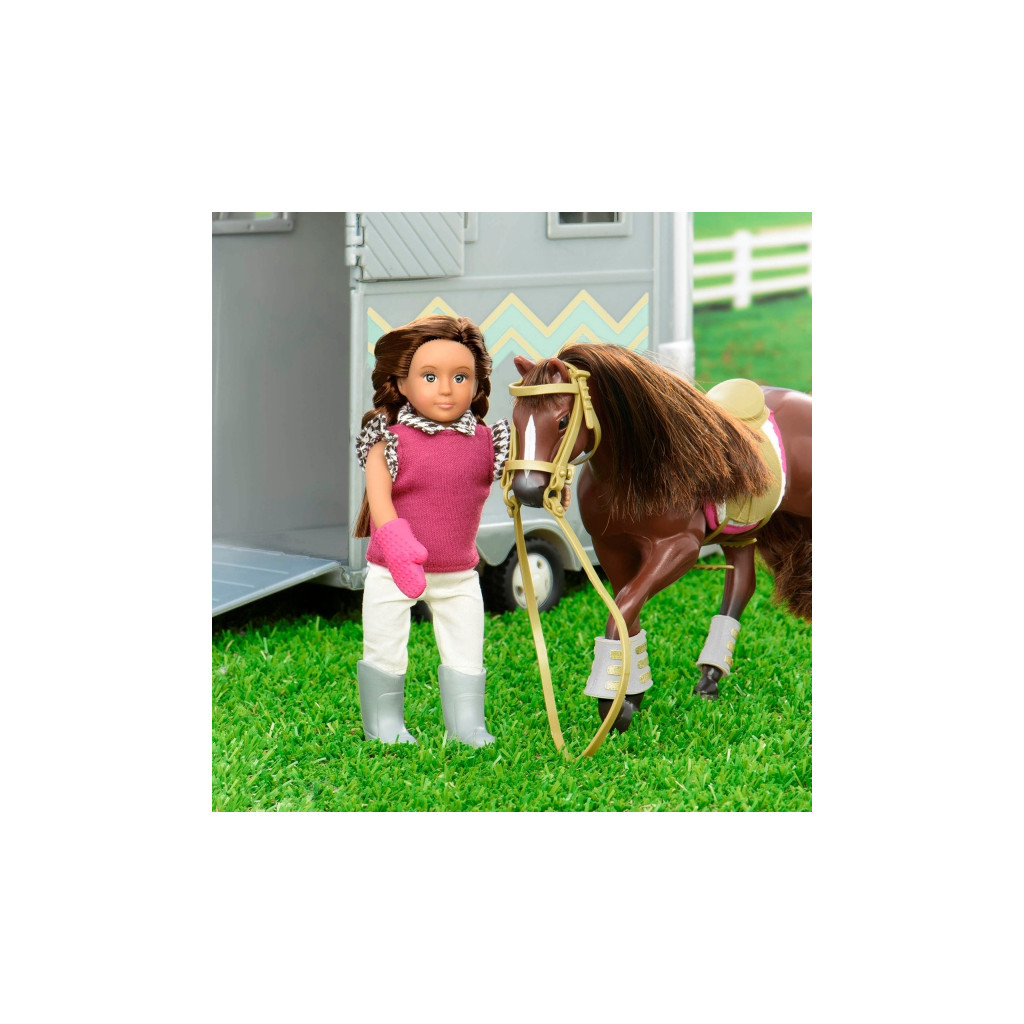 Аксесуар до ляльки Lori Транспорт для ляльок Трейлер для коня (LO37020Z) - зображення 5