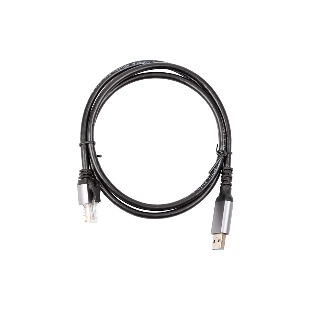 Дата кабель USB AM to RJ45 Ethernet 1.0m CAT6 UTP PowerPlant (CA914975) - зображення 1