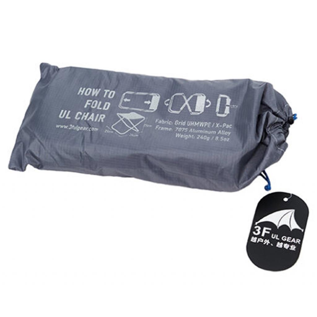Стілець складаний 3F Ul Gear Grey (UHMWPE-grey) - зображення 3