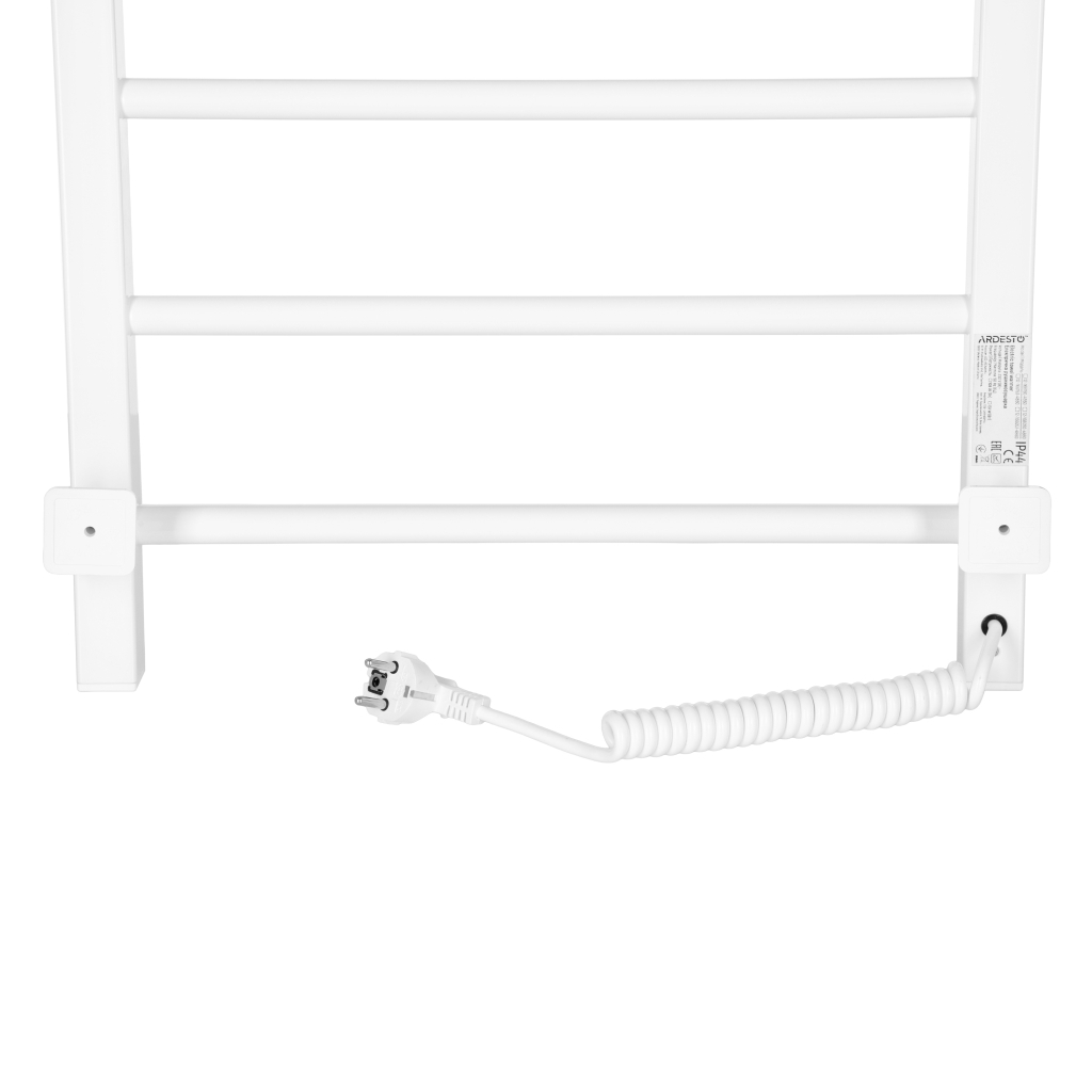 Сушарка для рушників Ardesto SMART, 480x800мм, ліве підключення, білий (12-166153-4880) - зображення 4