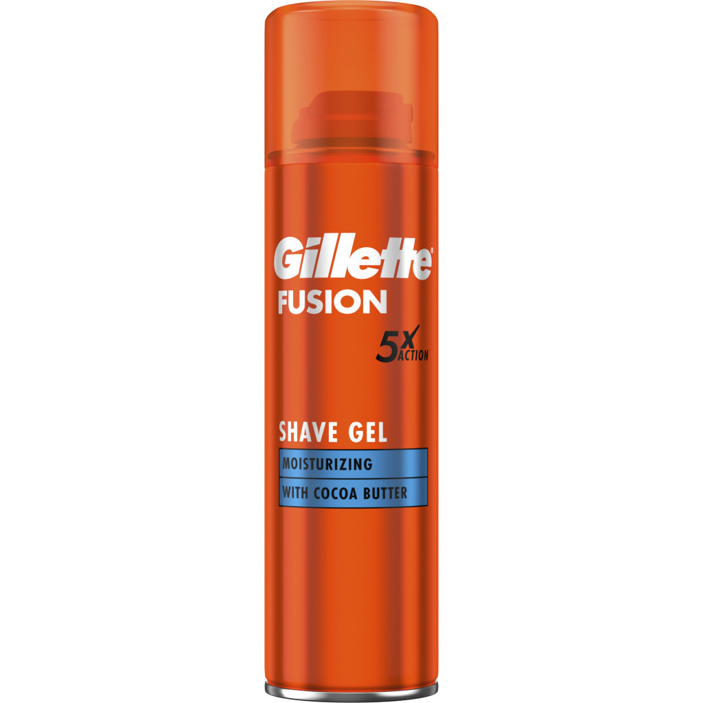 Гель для гоління Gillette Fusion Зволоження 200 мл (7702018465156) - изображение 1