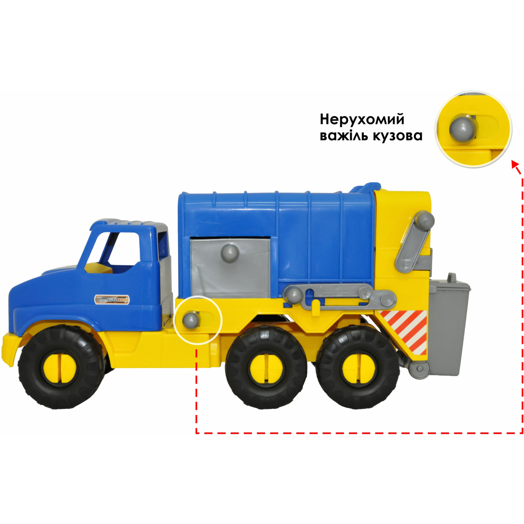 Спецтехніка Tigres Авто "City Truck" сміттєвоз (39399) - зображення 2