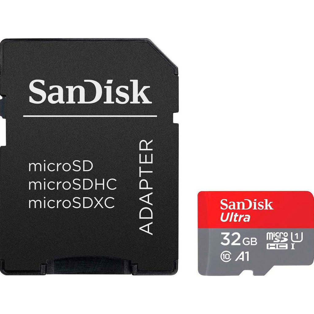 Карта пам'яті SanDisk 32GB microSDHC class 10 UHS-I A1 (SDSQUA4-032G-GN6IA) - зображення 1