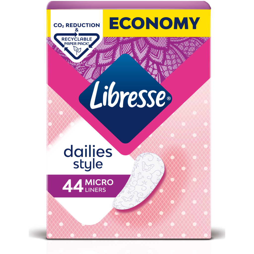 Щоденні прокладки Libresse Daily Fresh Micro Refill 44 шт. (7322540510591) - зображення 2