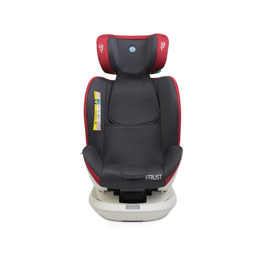 Автокрісло El Camino ME 1081 I-Trust 360 IsoFix 0-36 кг red - зображення 5