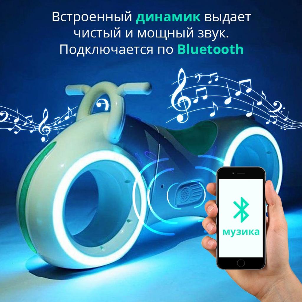 Біговел Zupo Crafts Tron Bike Бірюзовий (9239) - зображення 6