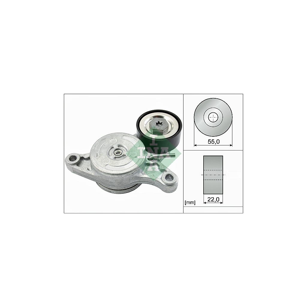 Натягувач ременя з роликом INA 534 0420 10 - зображення 1