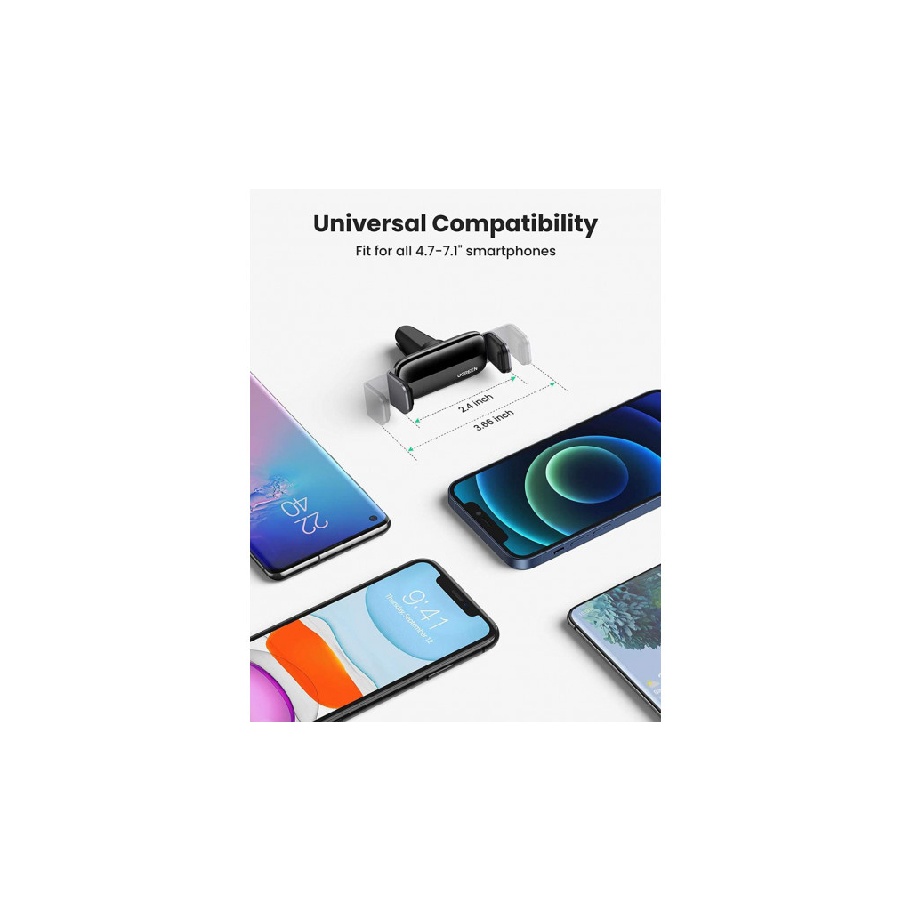 Універсальний автотримач Ugreen LP120 4.7-7.2" (10422) - зображення 7