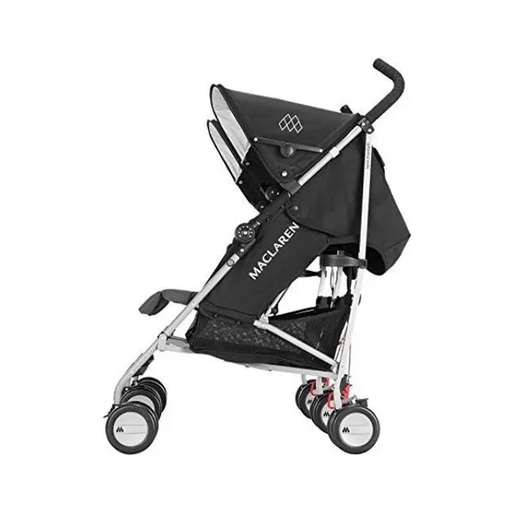 Коляска Maclaren Twin Triumph для двійні Чорно-сіра (WM1Y120032) - зображення 3