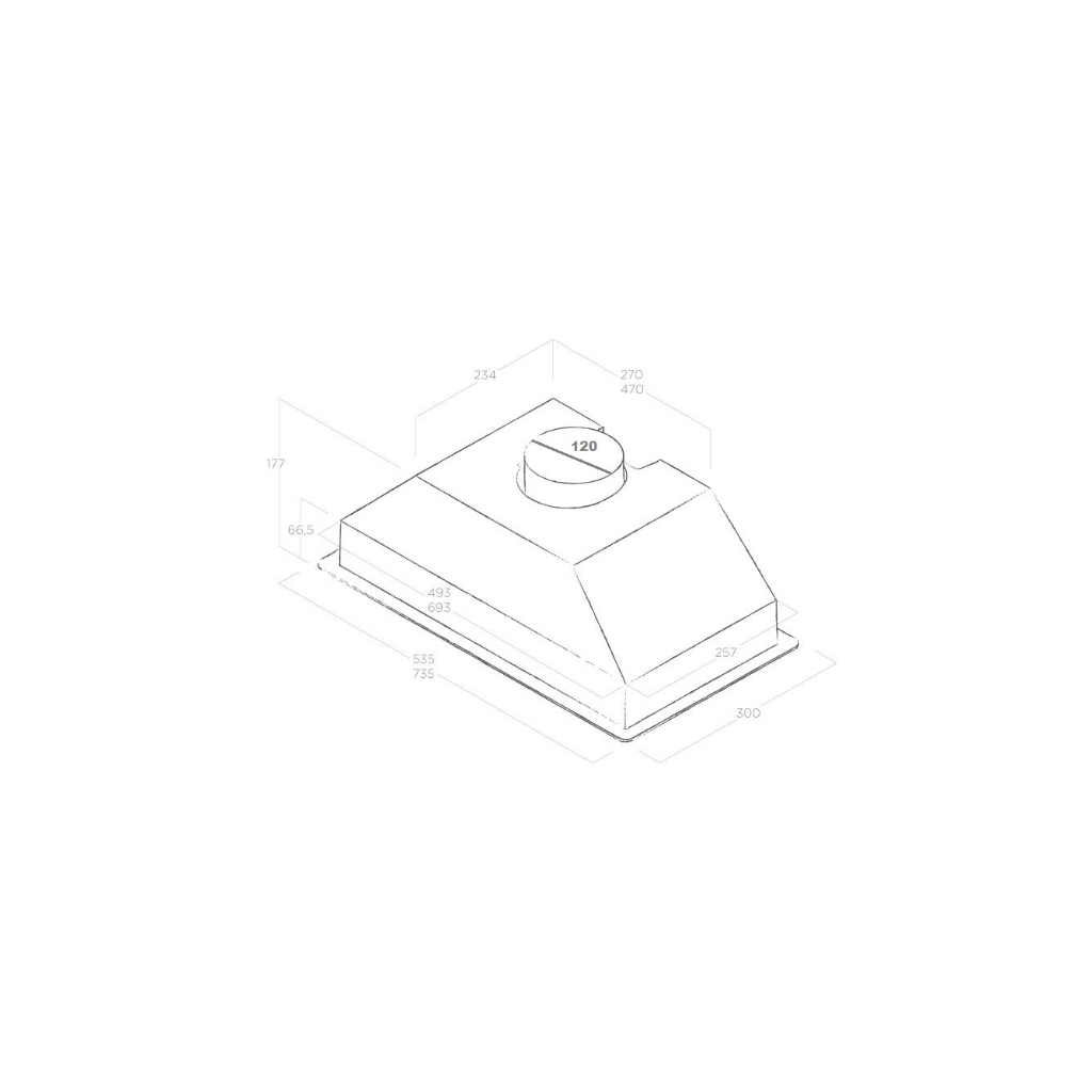 Витяжка кухонна Elica CT17 C IX/A/72 - зображення 7