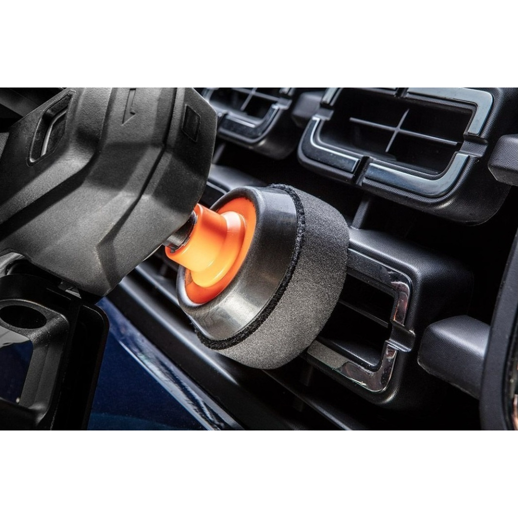 Диск полірувальний Neo Tools полірувальний, губка м’яка, на липучці, 80x25мм (08-976) - зображення 6