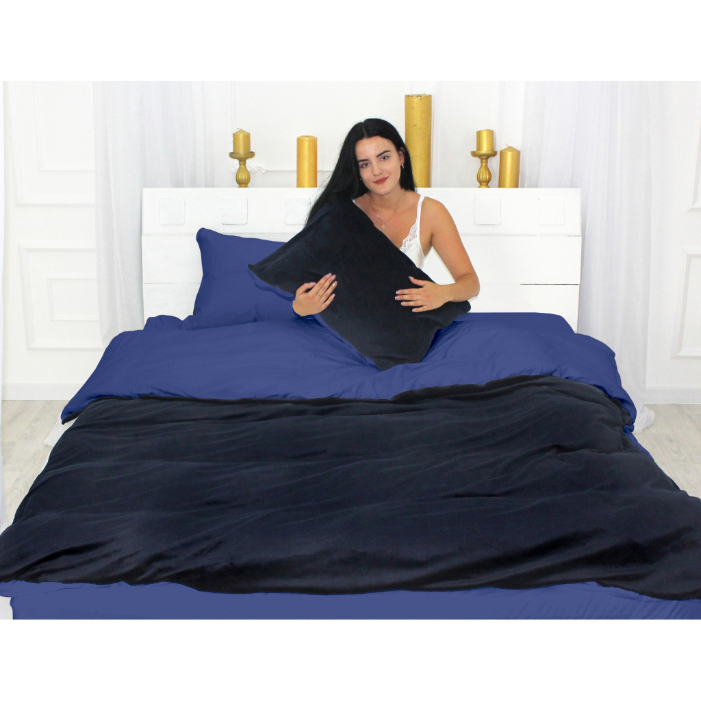 Постільна білизна MirSon Велюр Winter Delicate 28-0079 Nasturzio King Size (2200004040417) - зображення 1