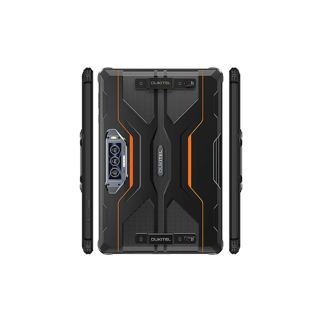 Планшет OUKITEL RT8 6/256GB Dual Sim Black-Orange with hand (6931940756396) - зображення 4