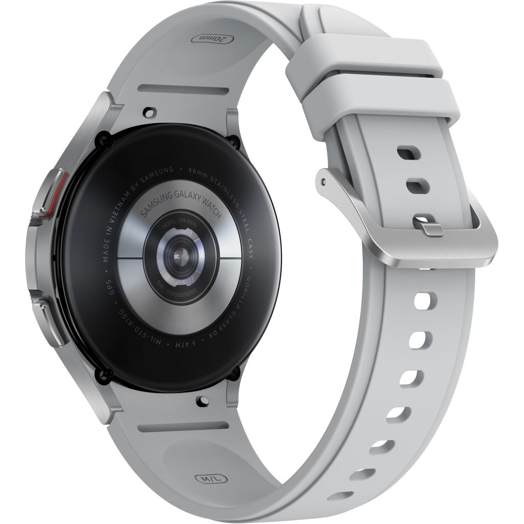 Смарт-годинник Samsung Galaxy Watch 4 Classic 46mm Silver (SM-R890NZSASEK) - зображення 4