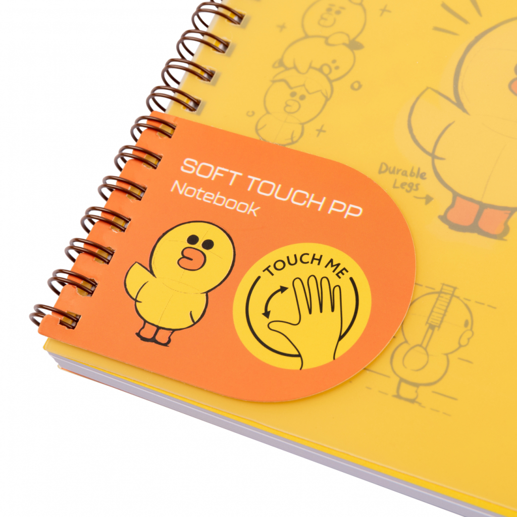 Зошит Yes А5 Line Friends. Sally пластикова обкладинка 80 аркушів, лінія (765736) - зображення 5