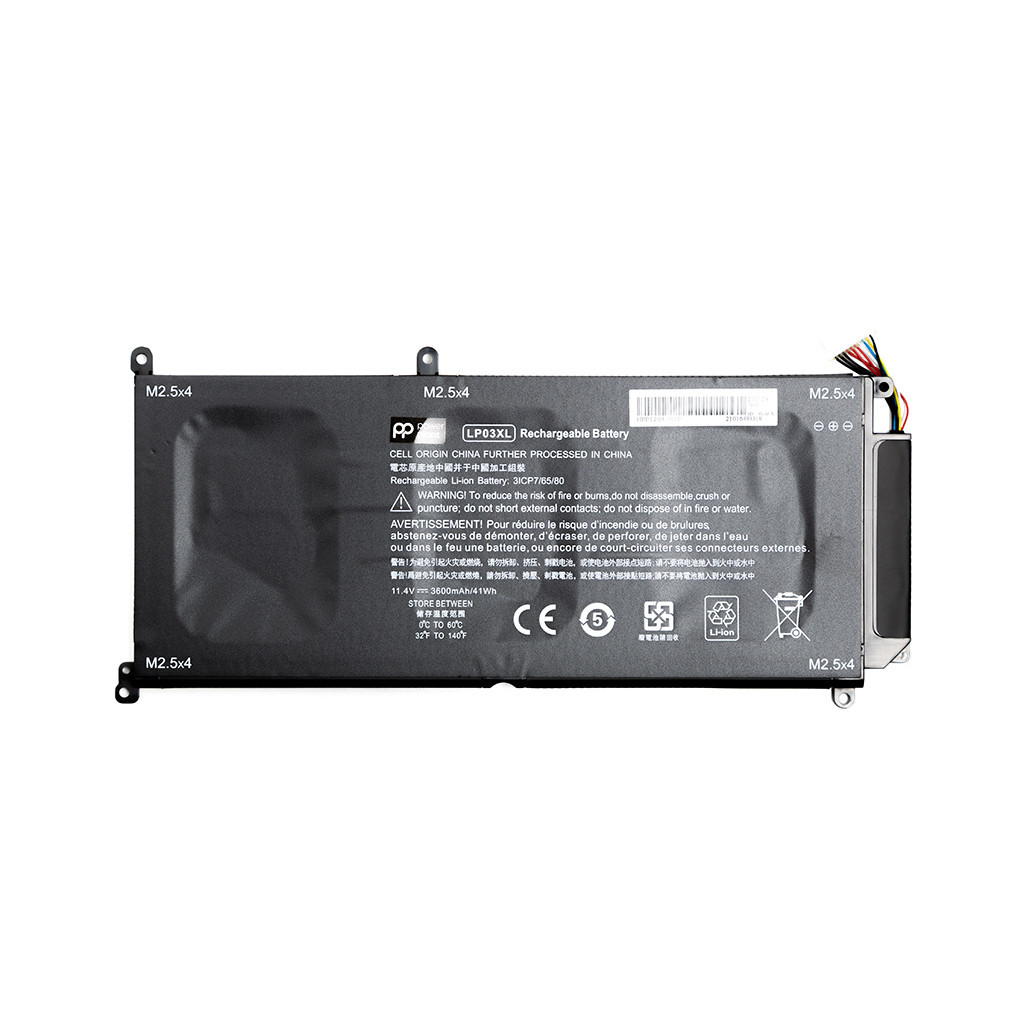 Акумулятор до ноутбука HP Envy 15T-AE Series (LP03XL) 11.4V 3600mAh PowerPlant (NB461691) - зображення 1