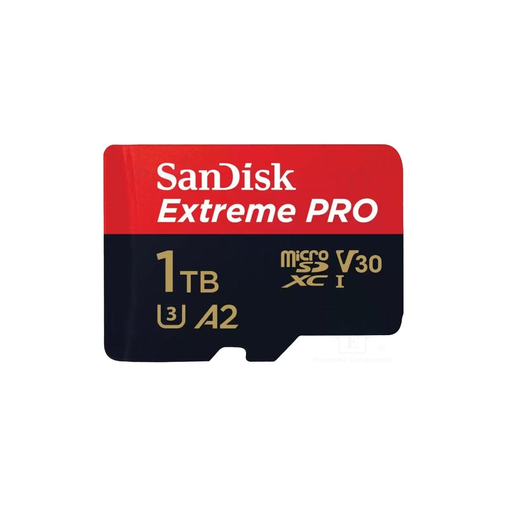 Карта пам'яті SanDisk 1 TB microSDXC UHS-I U3 Extreme Pro+SD Adapter (SDSQXCD-1T00-GN6MA) - зображення 2