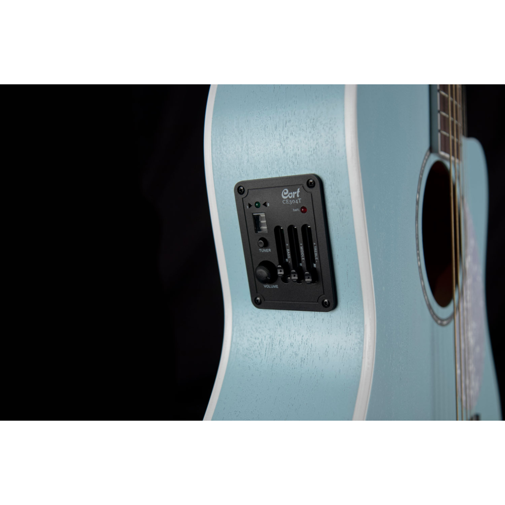 Гітара електроакустична Cort Jade Classic Sky Blue Open Pore - зображення 3
