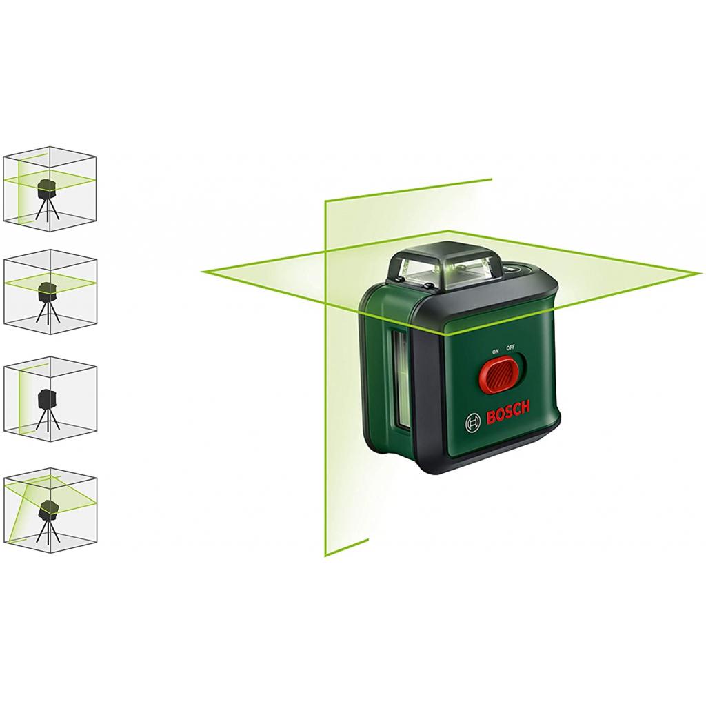 Лазерний нівелір Bosch UniversalLevel 360 Set, 24м, штатив TT150, зелений промінь (0.603.663.E03) - зображення 2