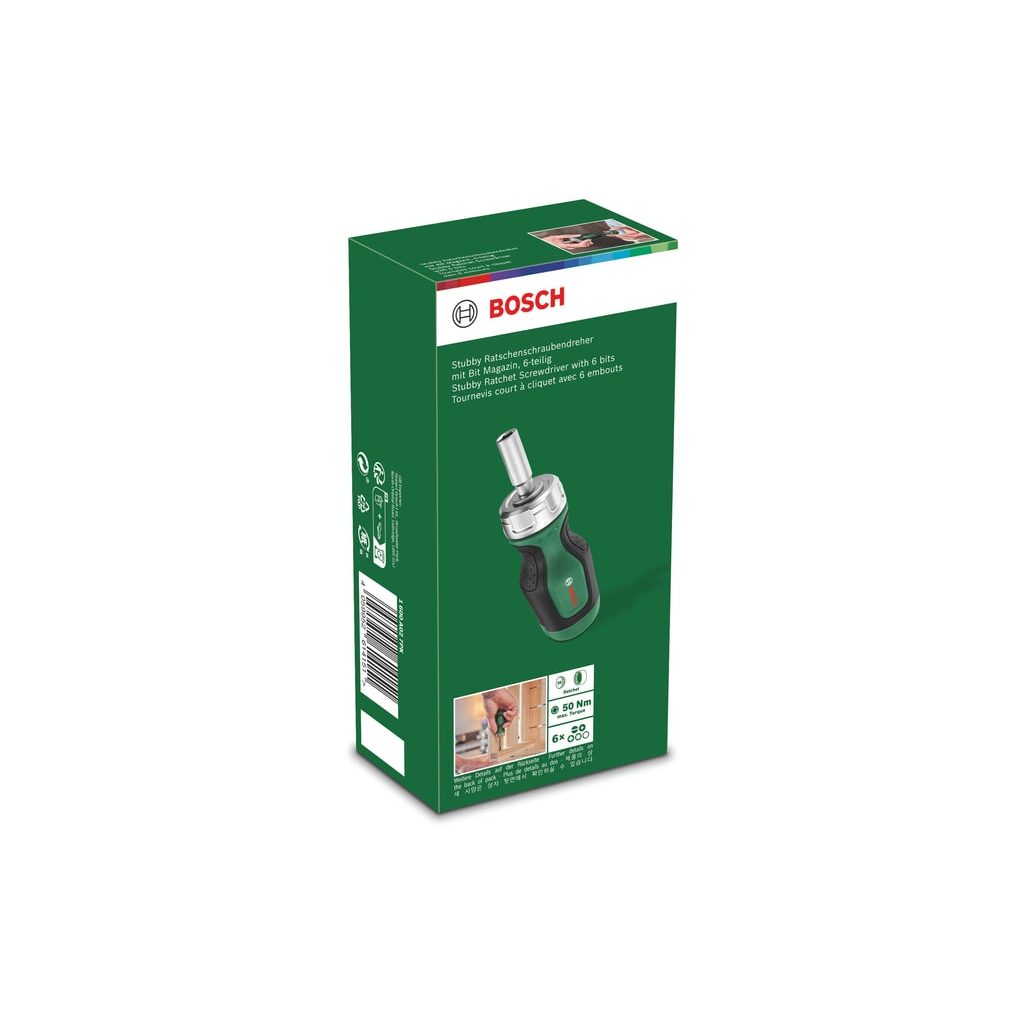 Набір викруток Bosch з храповиком 6 насадок (1.600.A02.7PK) - изображение 9