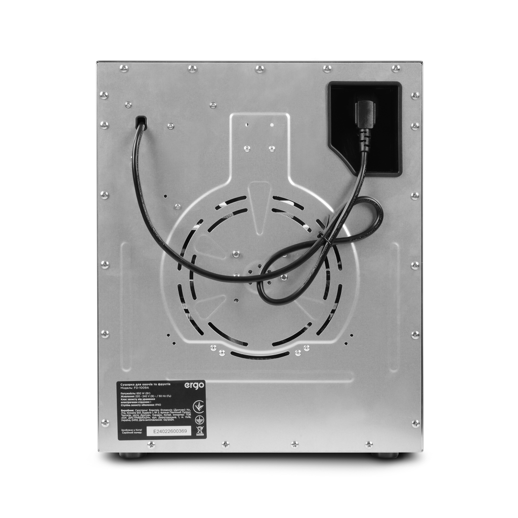 Сушка для овочів та фруктів Ergo FD-1009A - зображення 6