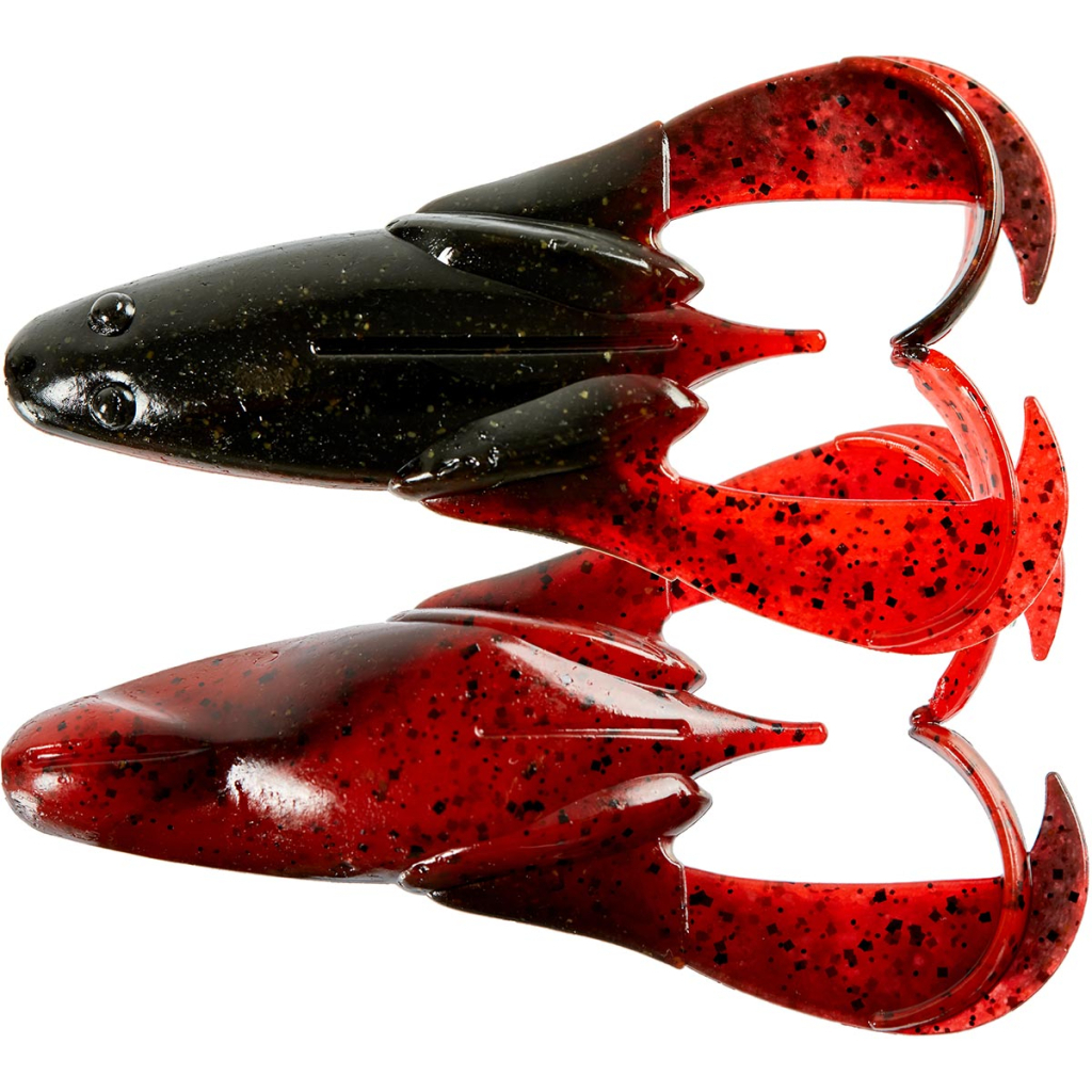 Силікон рибальський Keitech Noisy Flapper 3.5" (5 шт/уп) к467 black red belly (1551.12.75) - зображення 1